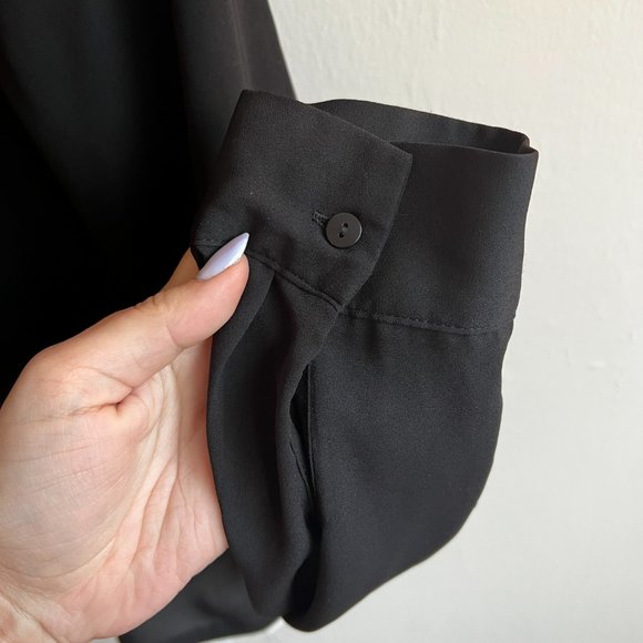 PYJAMA Style Button Up Dress Shirt - Size Medium - Picture 4 of 5